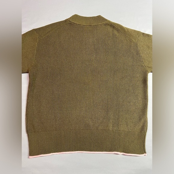 Scotch & Soda Women's Crew Neck Knit Sweater Olive Green NWOT - Picture 8 of 8
